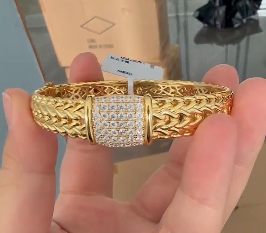 Yuki-sterling 925 silver bangle for Fanny