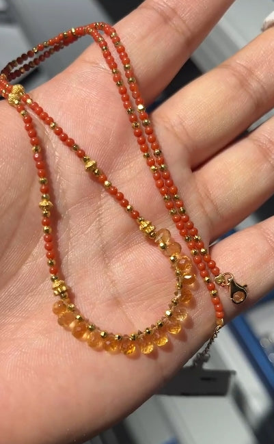 Miya-citrine necklace for Emmalyd