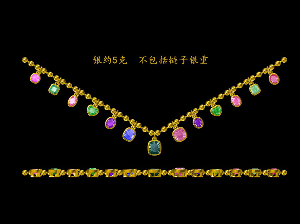 Yuki-s925silver necklace for 19013-24238-19119-19115-19118-19116
