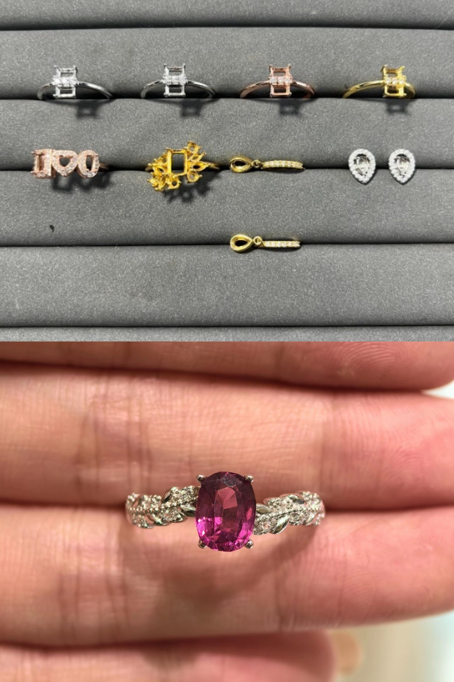 Miya-setting +silver setting for 23788 use$38 credit