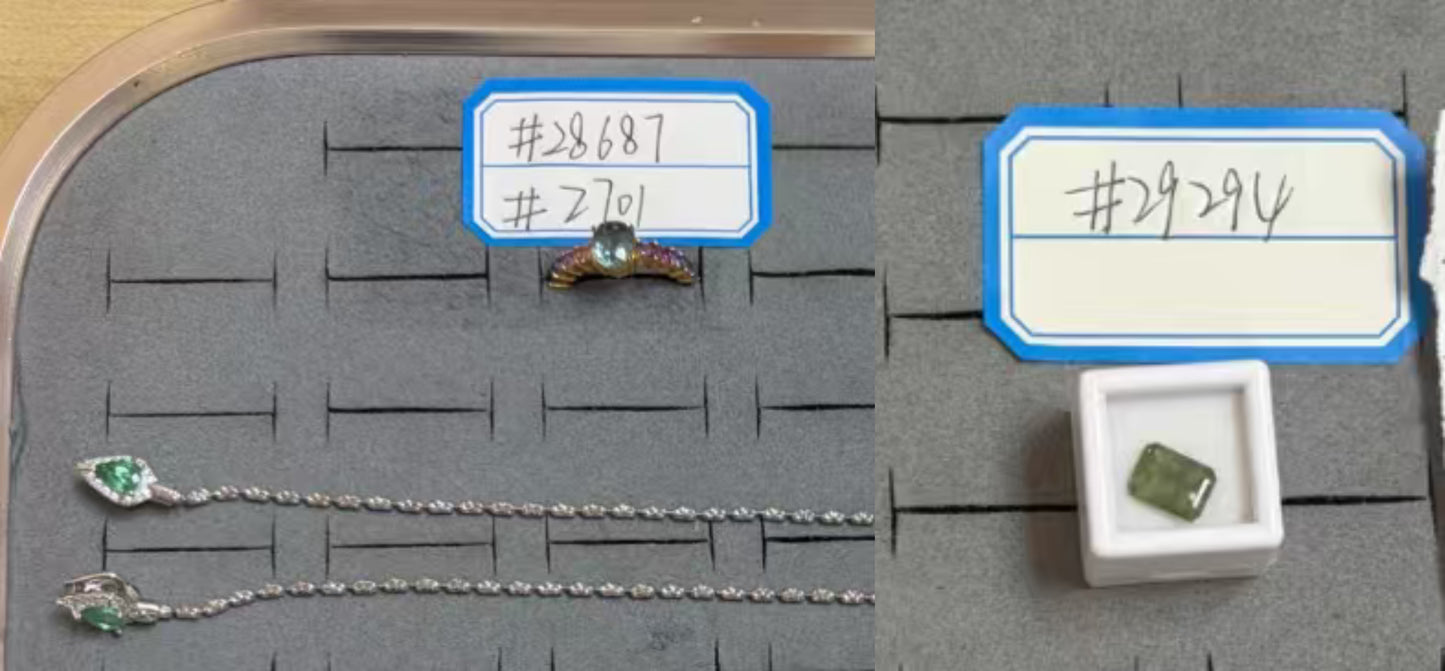 Nini-Certificates for the three items in the picture