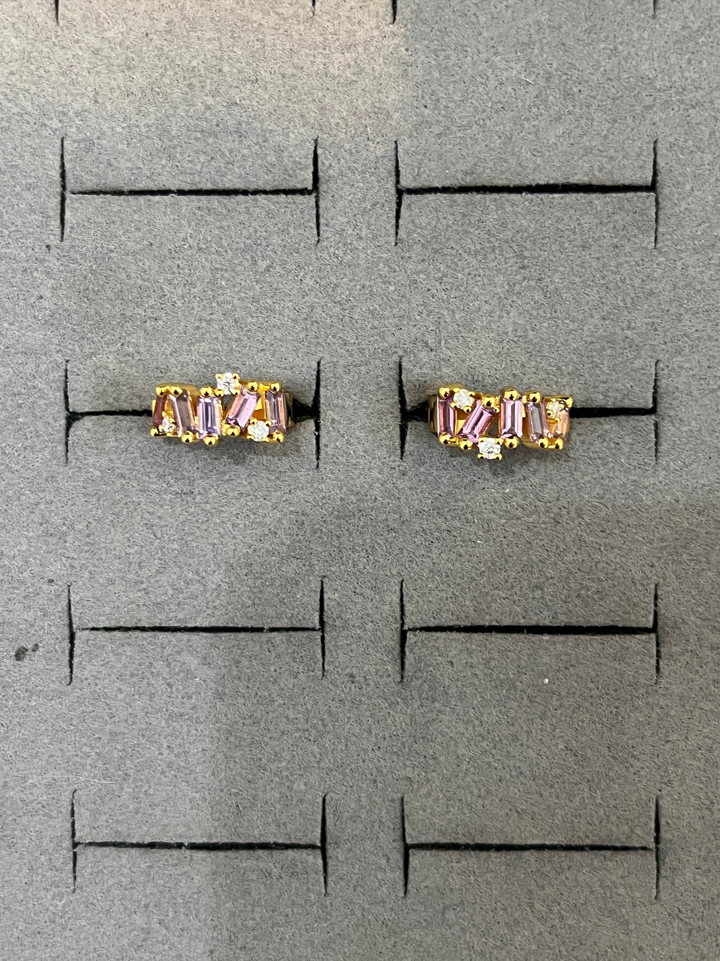 Miya-Custom earring plated with 18K yellow for #28807,#28997