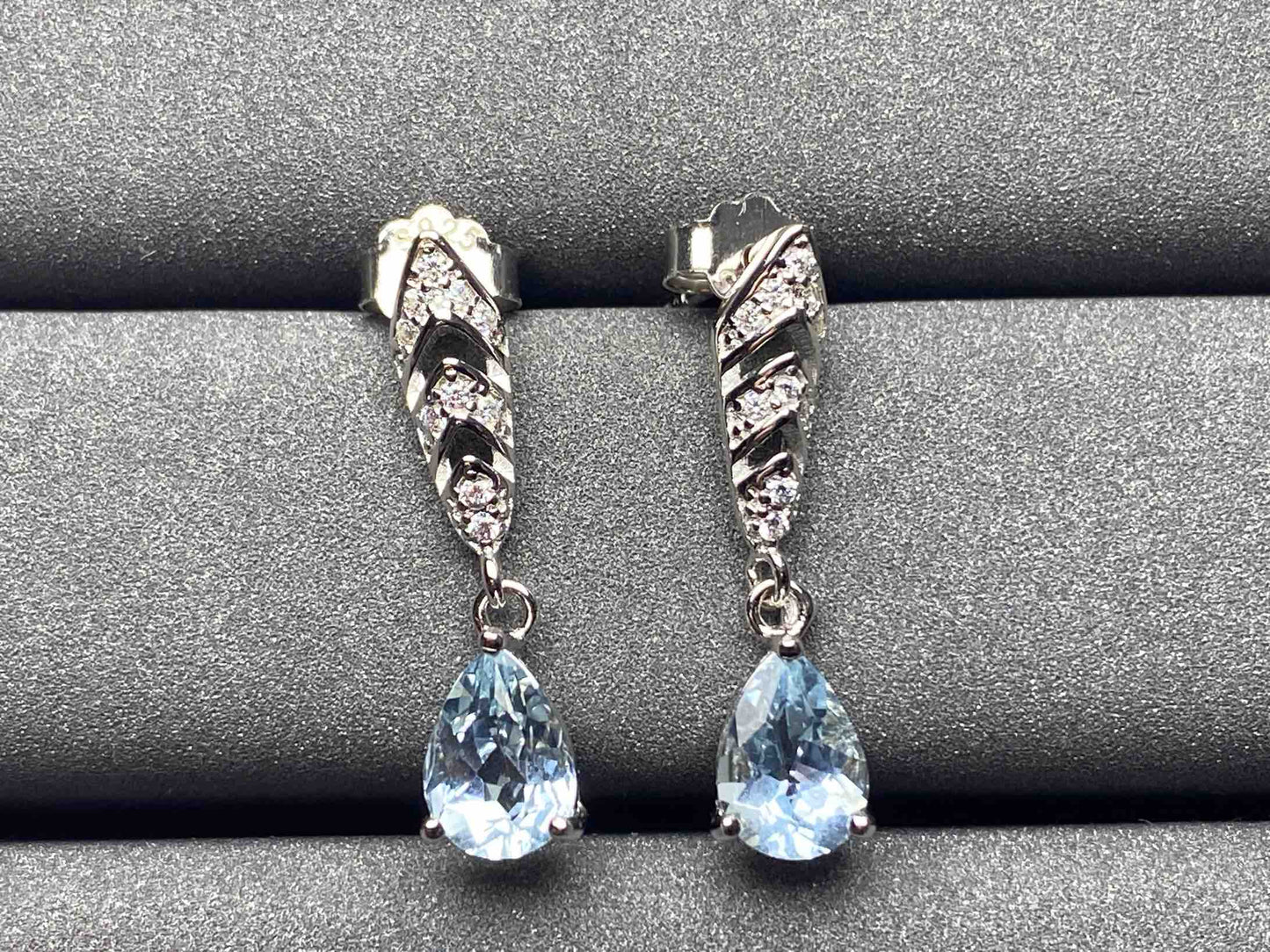 5924 Aquamarine Earrings