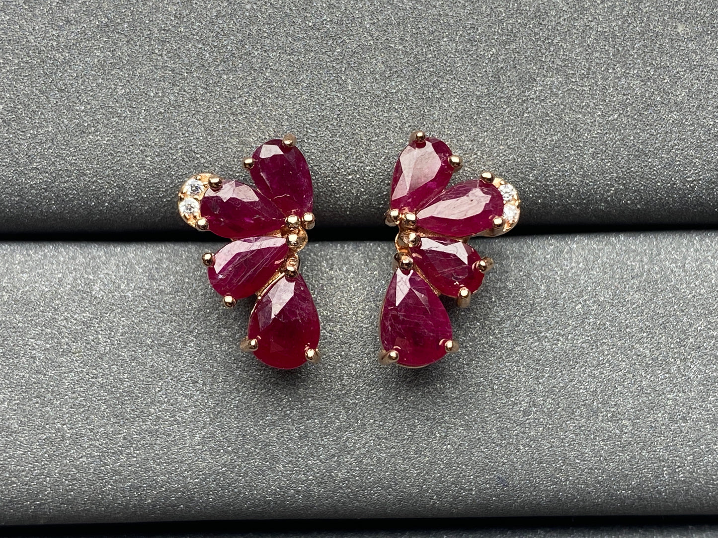 6137 Ruby Earrings