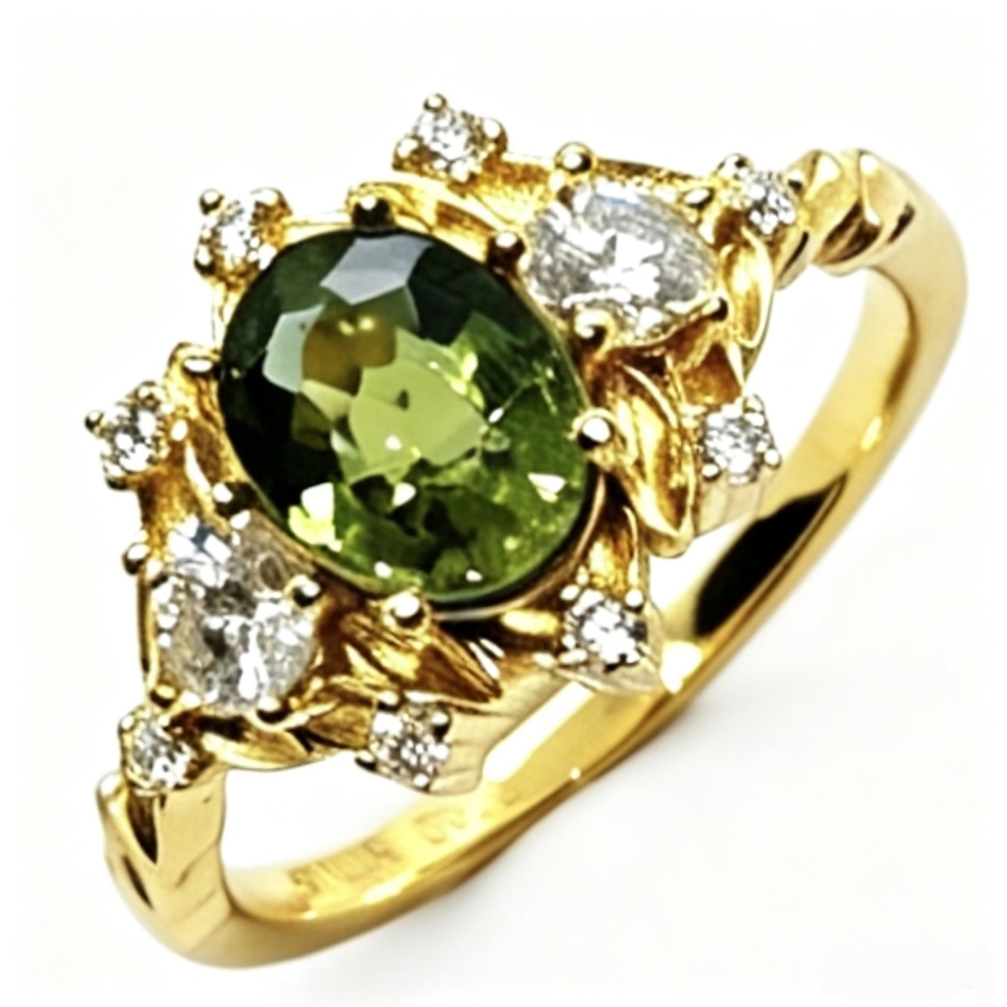 Teal Sapphire Stark Ring