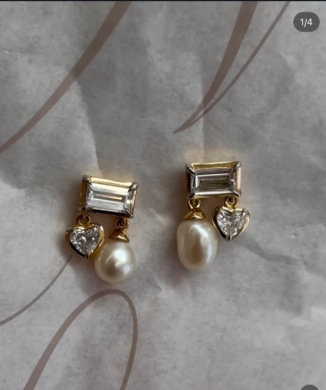 Nini-Custom earrings for #28872, 18k gold, deposit