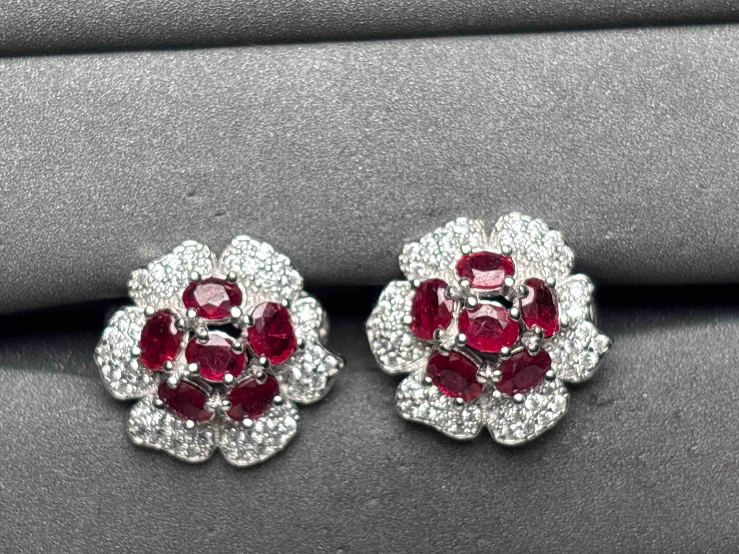 A10017 Ruby Earrings