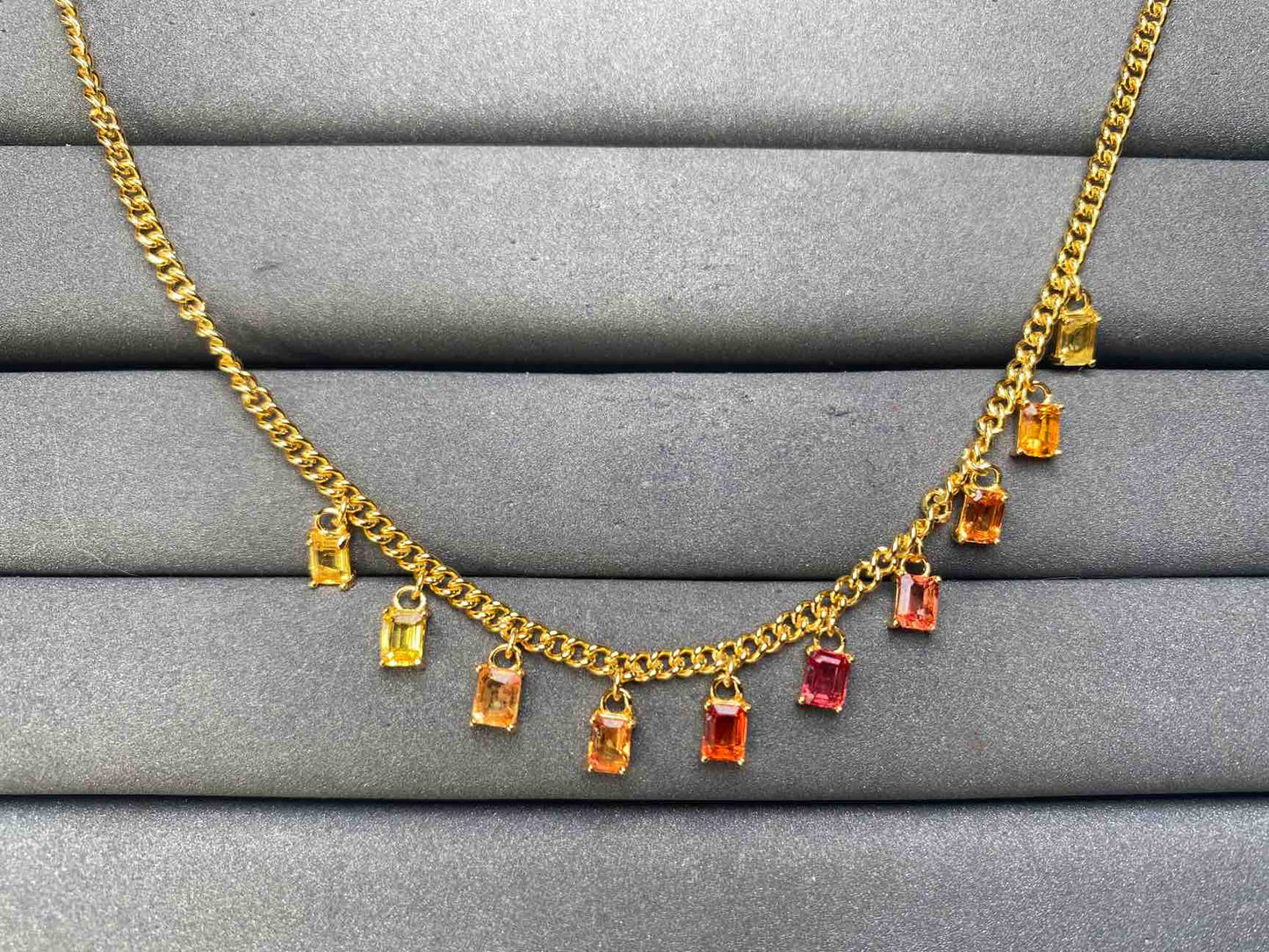 A10332 Yellow Sapphire Necklace