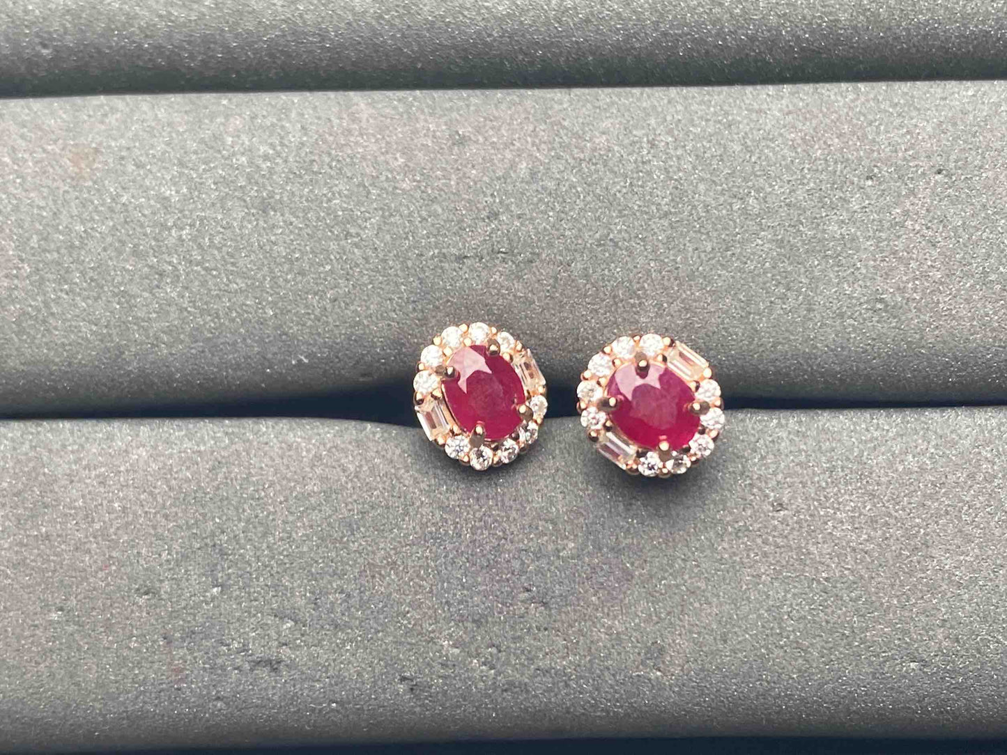 A10535 Ruby Earrings