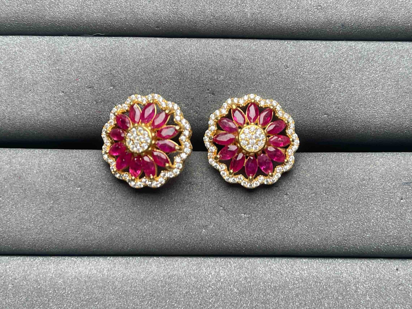 A10621 Ruby Earrings