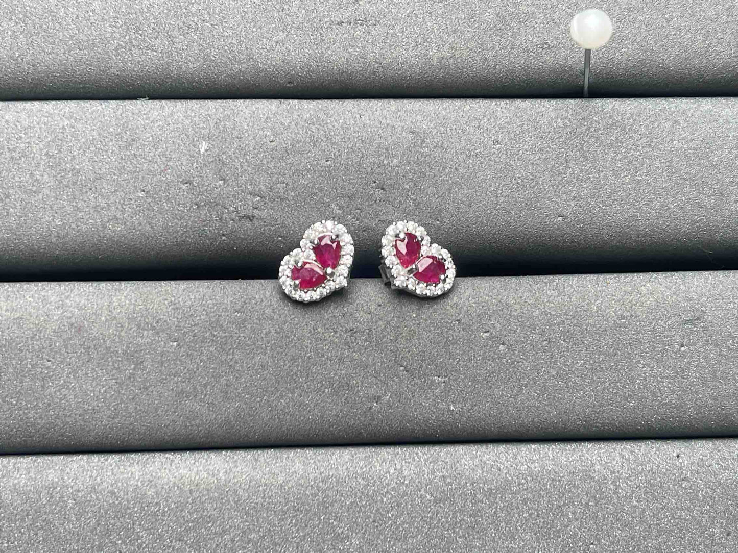 A10640 Ruby Earrings