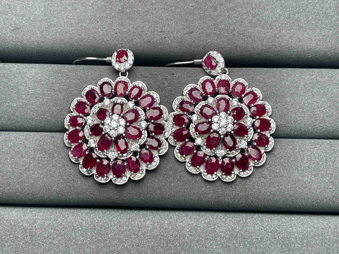 A10744 Ruby Earrings