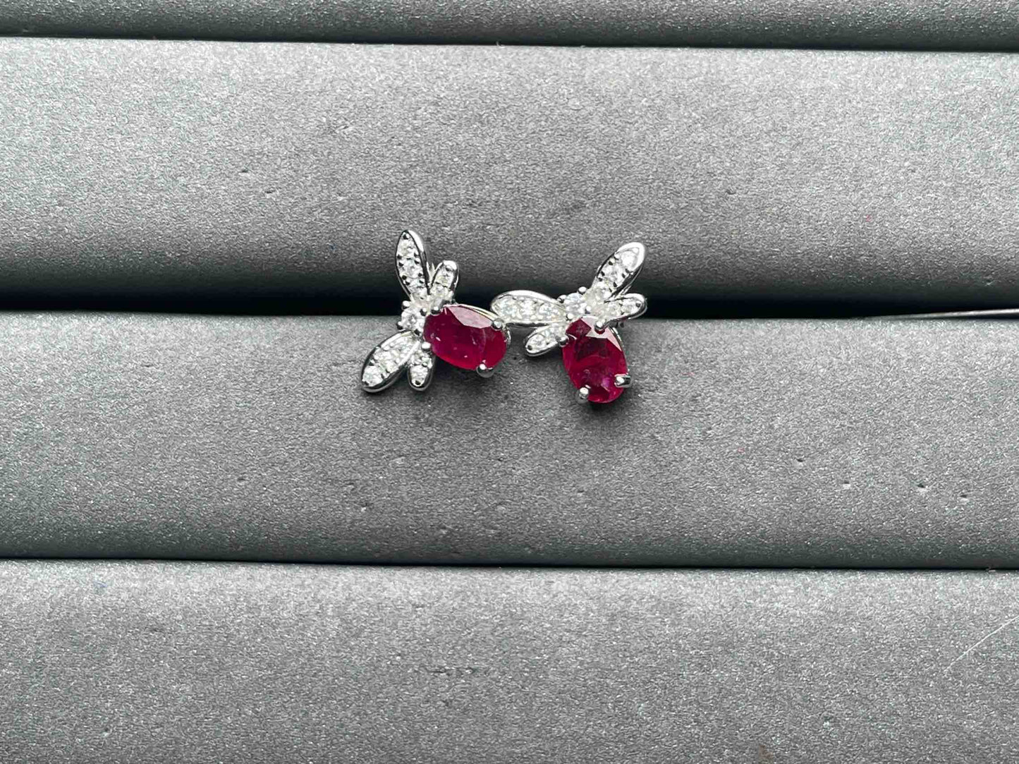 A10961 Ruby Earrings