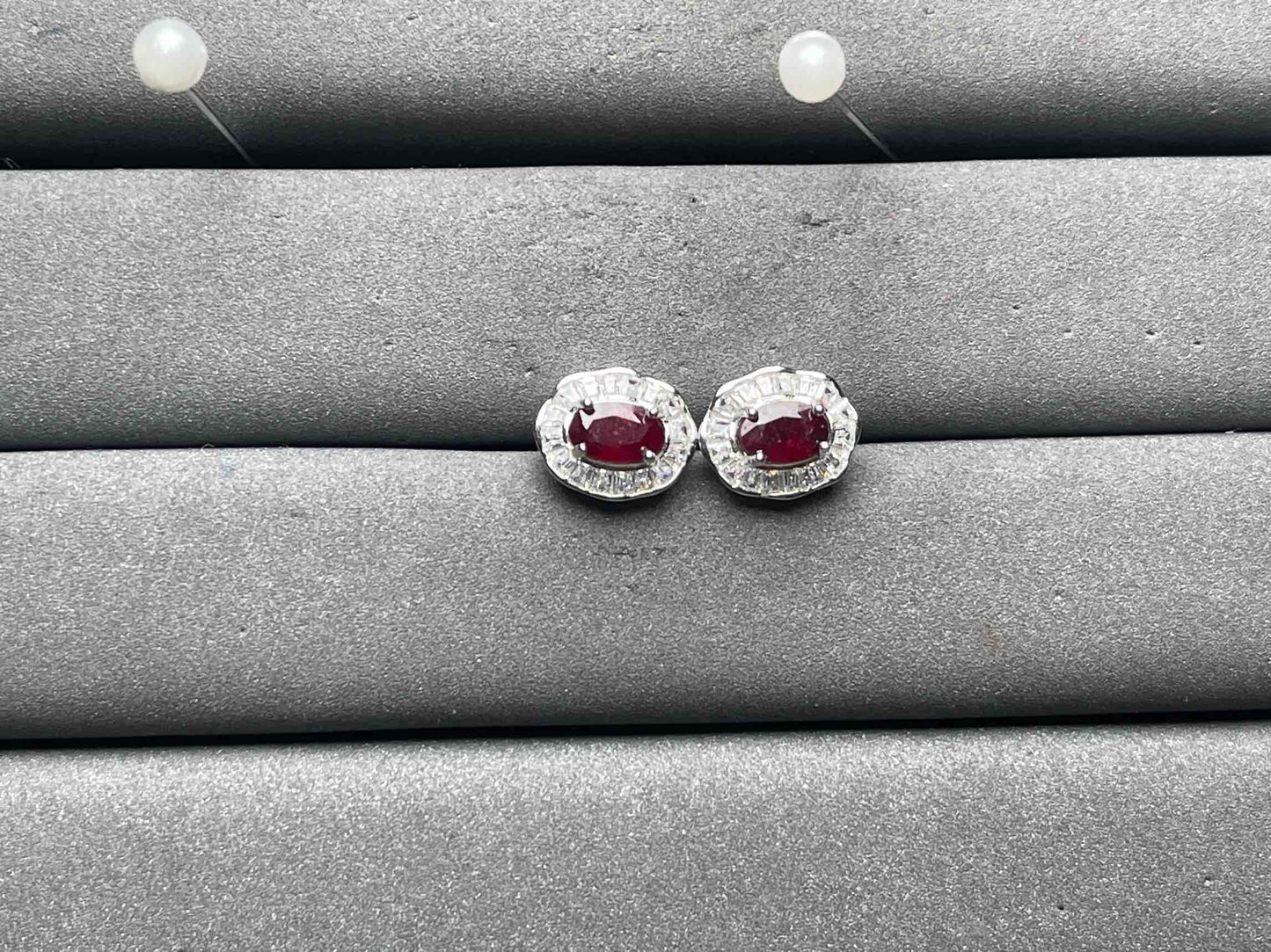 A10980 Ruby Earrings
