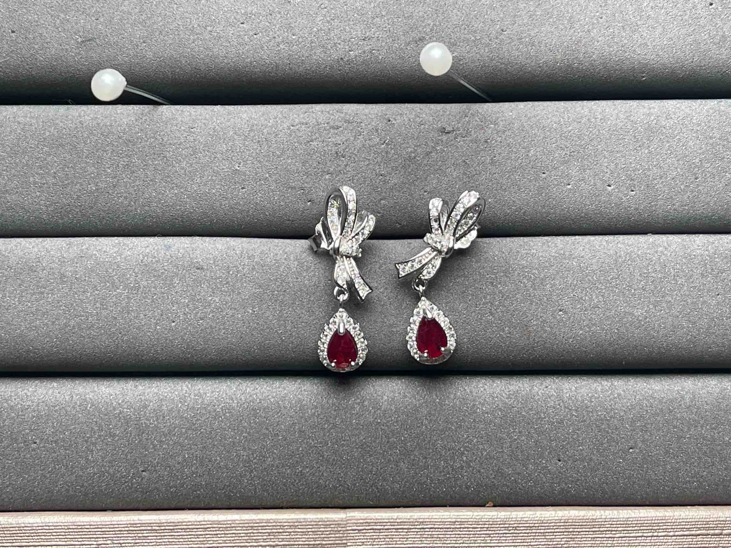A10987 Ruby Earrings
