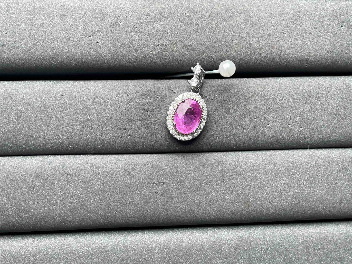 A11182 Pink Sapphire Pendant
