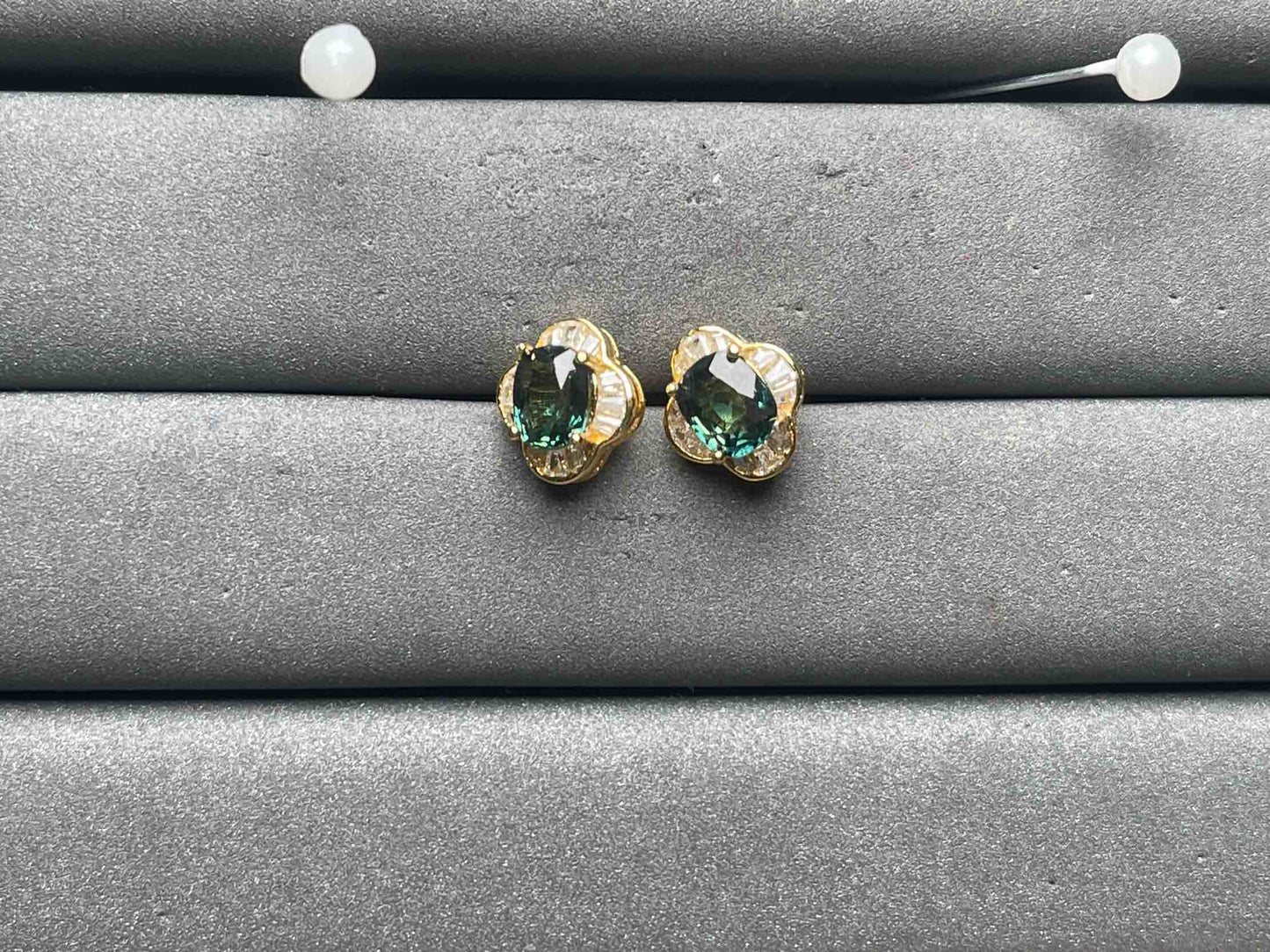 A11357 Rubellite Earrings