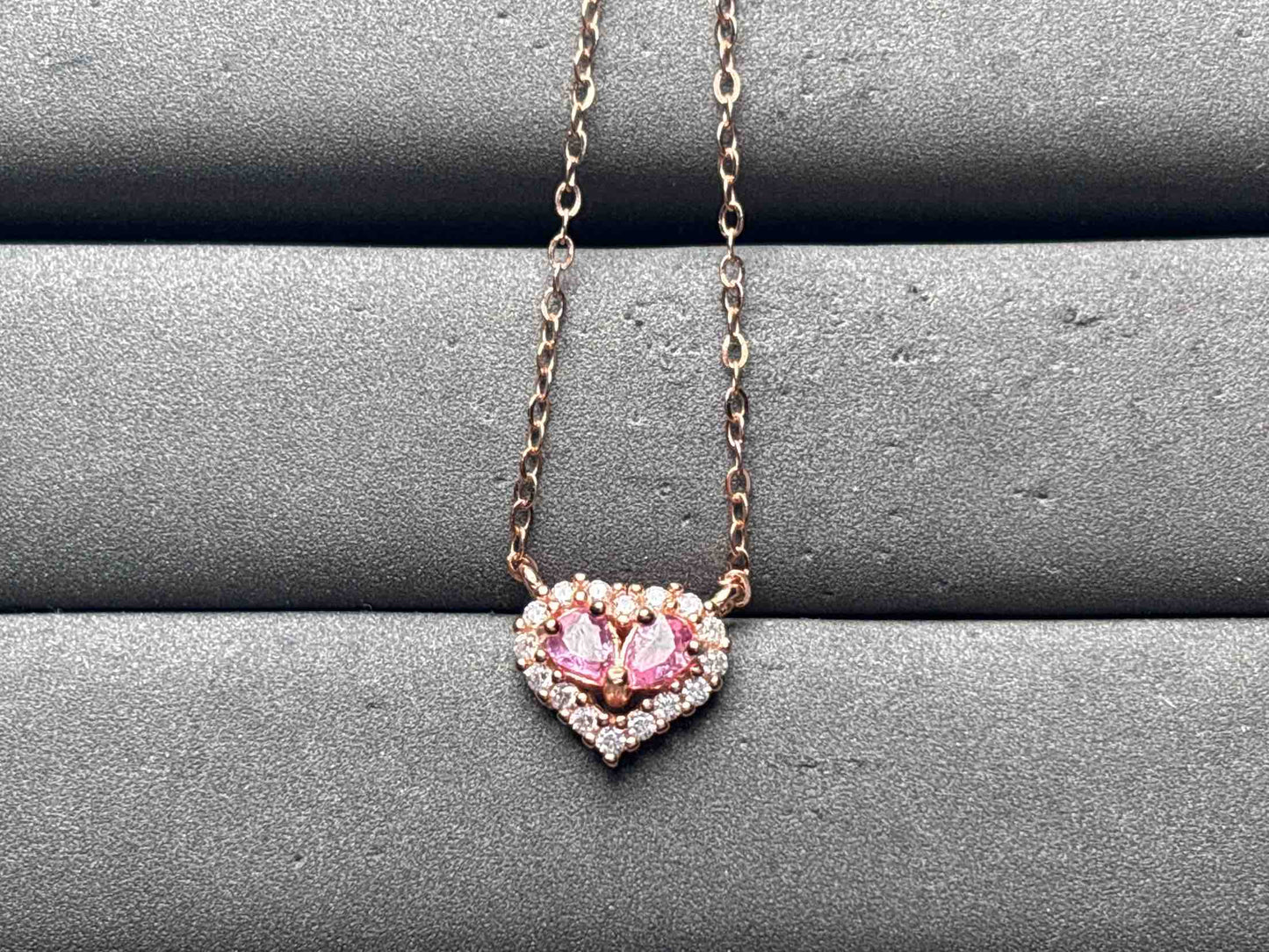 A11417 Pink Sapphire Earrings