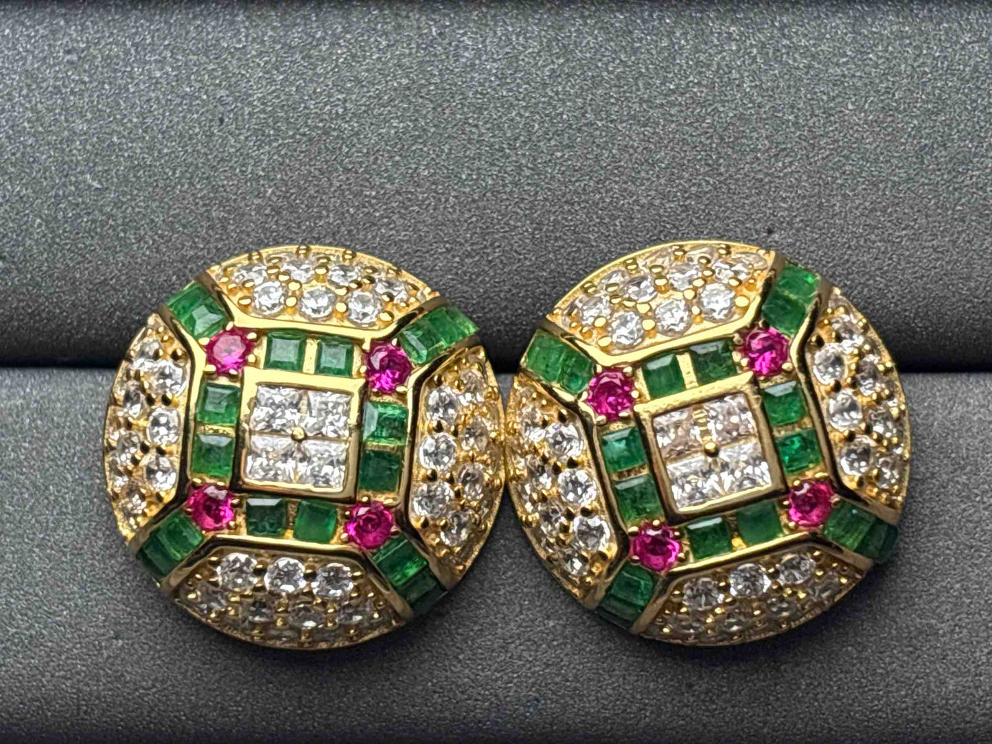 A11508 Emerald Earrings