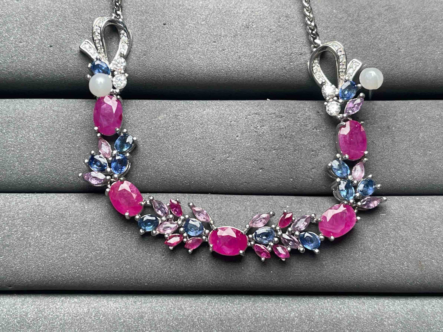 A12184 Ruby Necklace