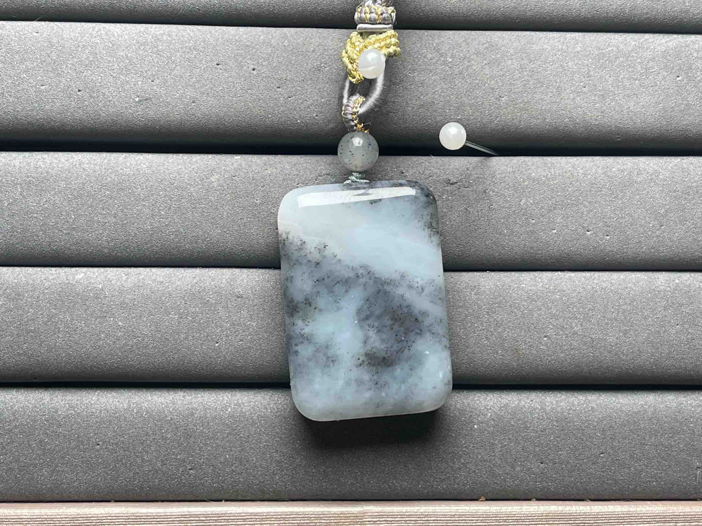 A12247 Smoky Purple Jade Bracelet