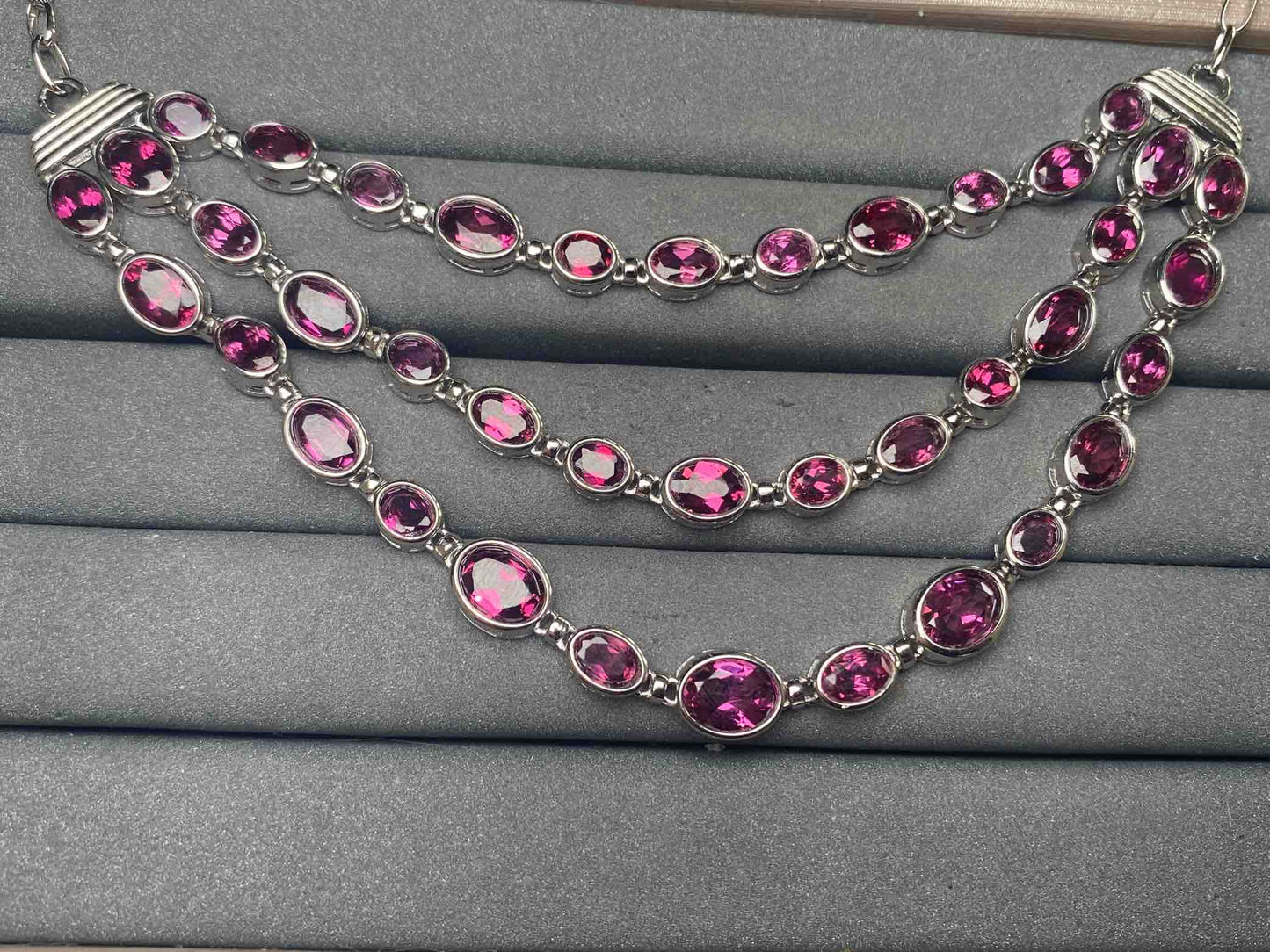 A12388 Garnet Necklace