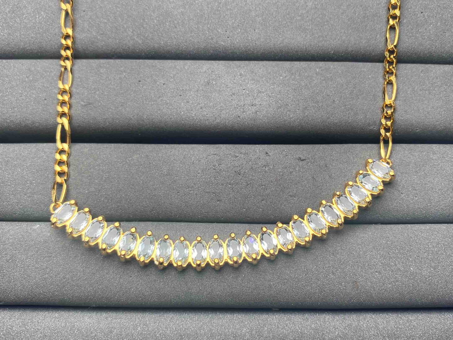 A12391 Aquamarine Necklace