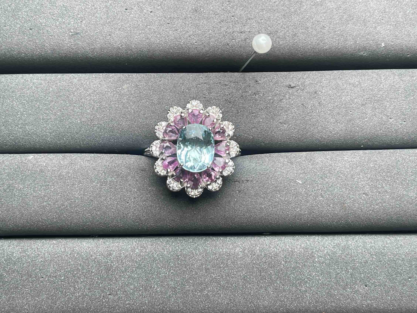A12411 Aquamarine Ring
