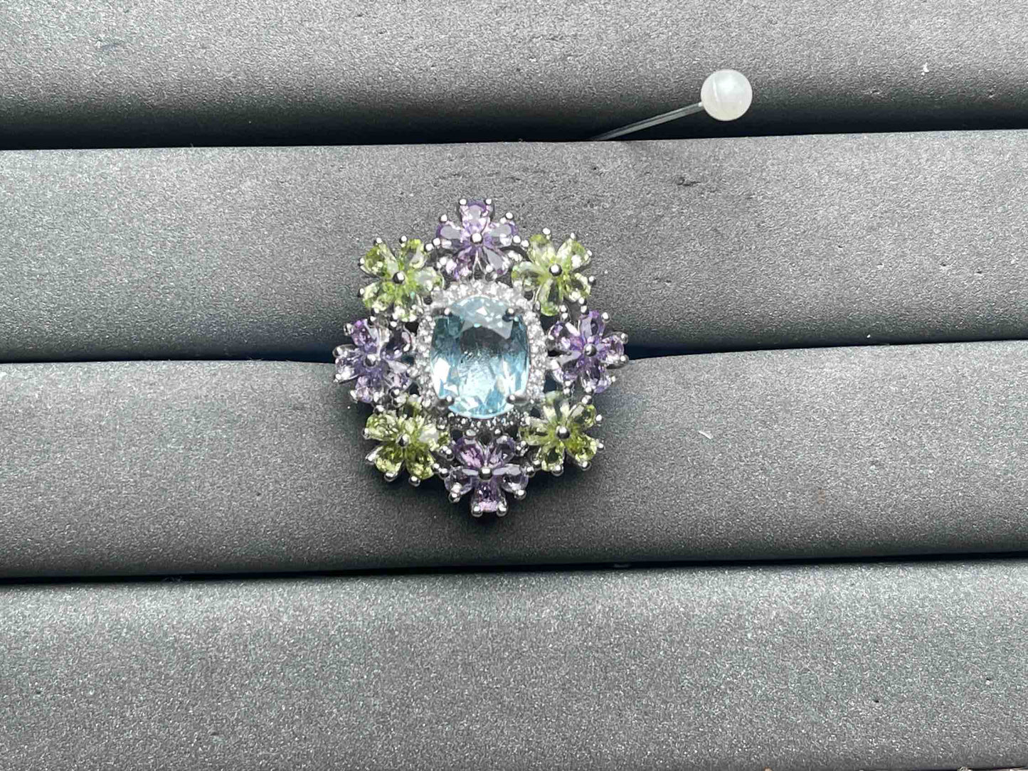 A12413 Aquamarine Ring