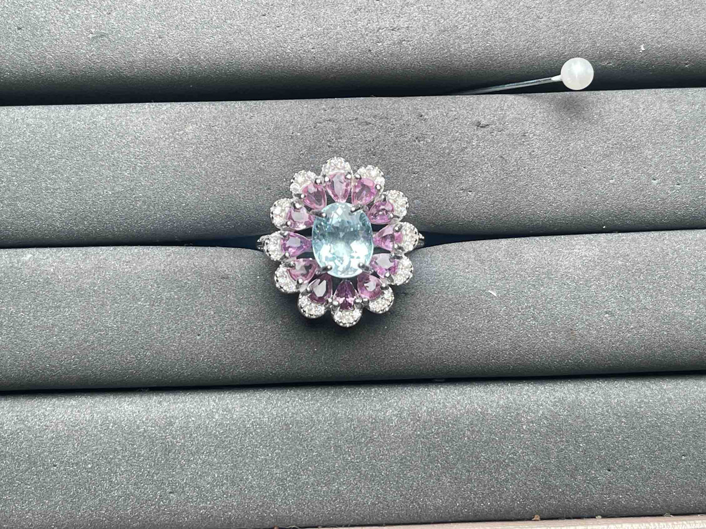 A12415 Aquamarine Ring