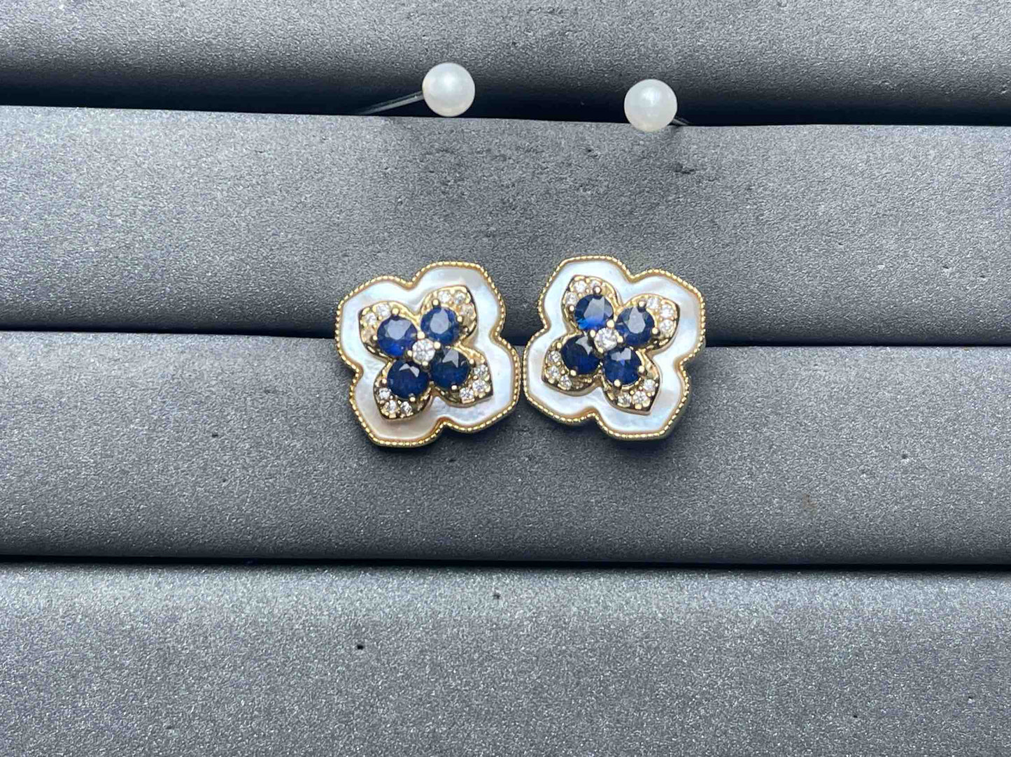 A12807 Sapphire Earrings