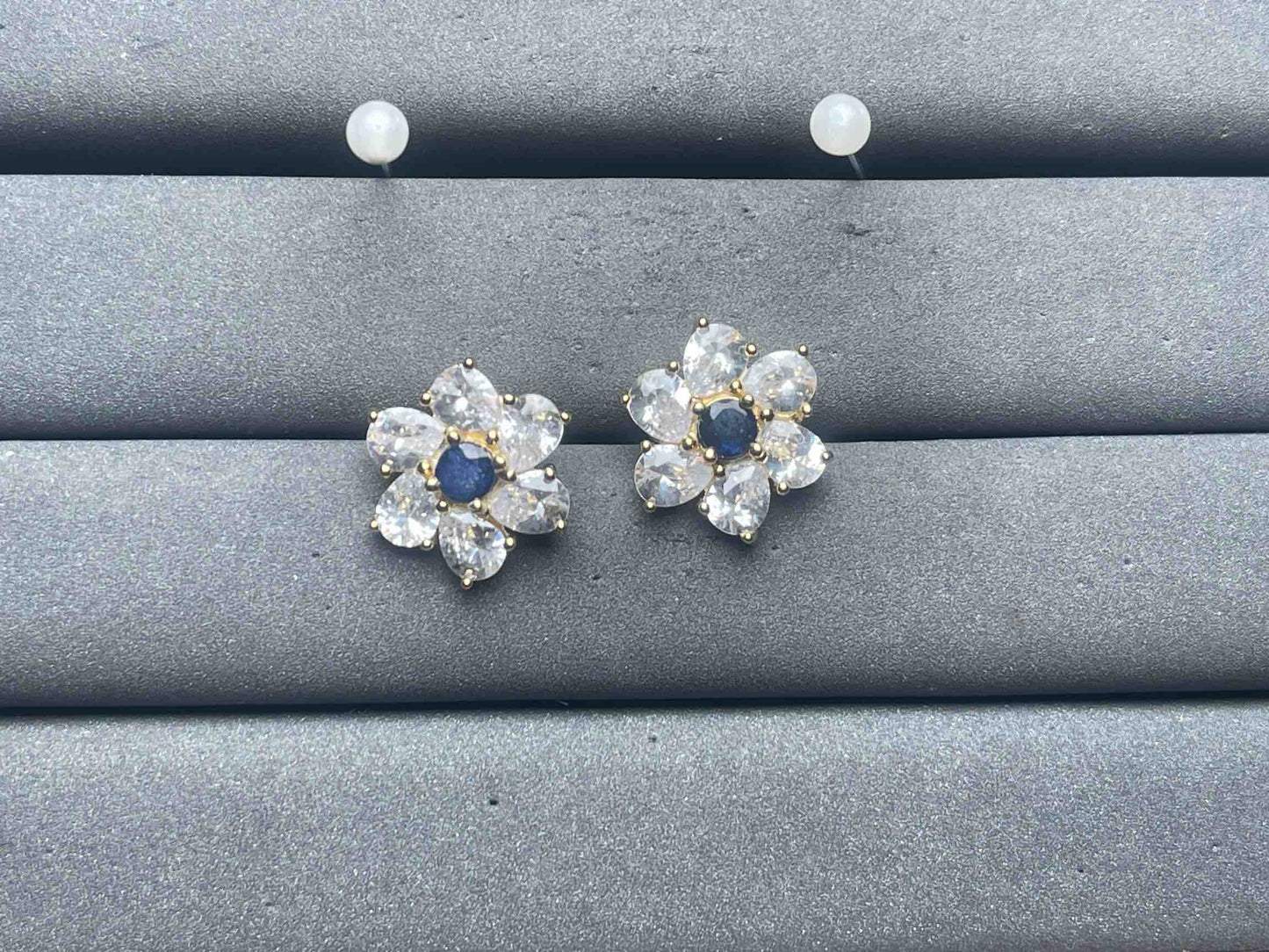 A12817 Sapphire Earrings