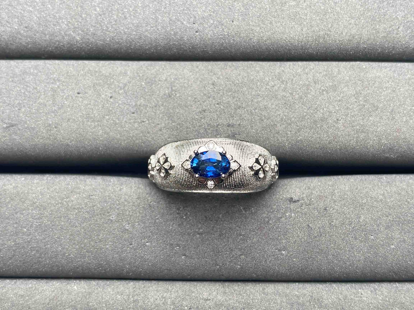A12915 Blue Sapphire Ring