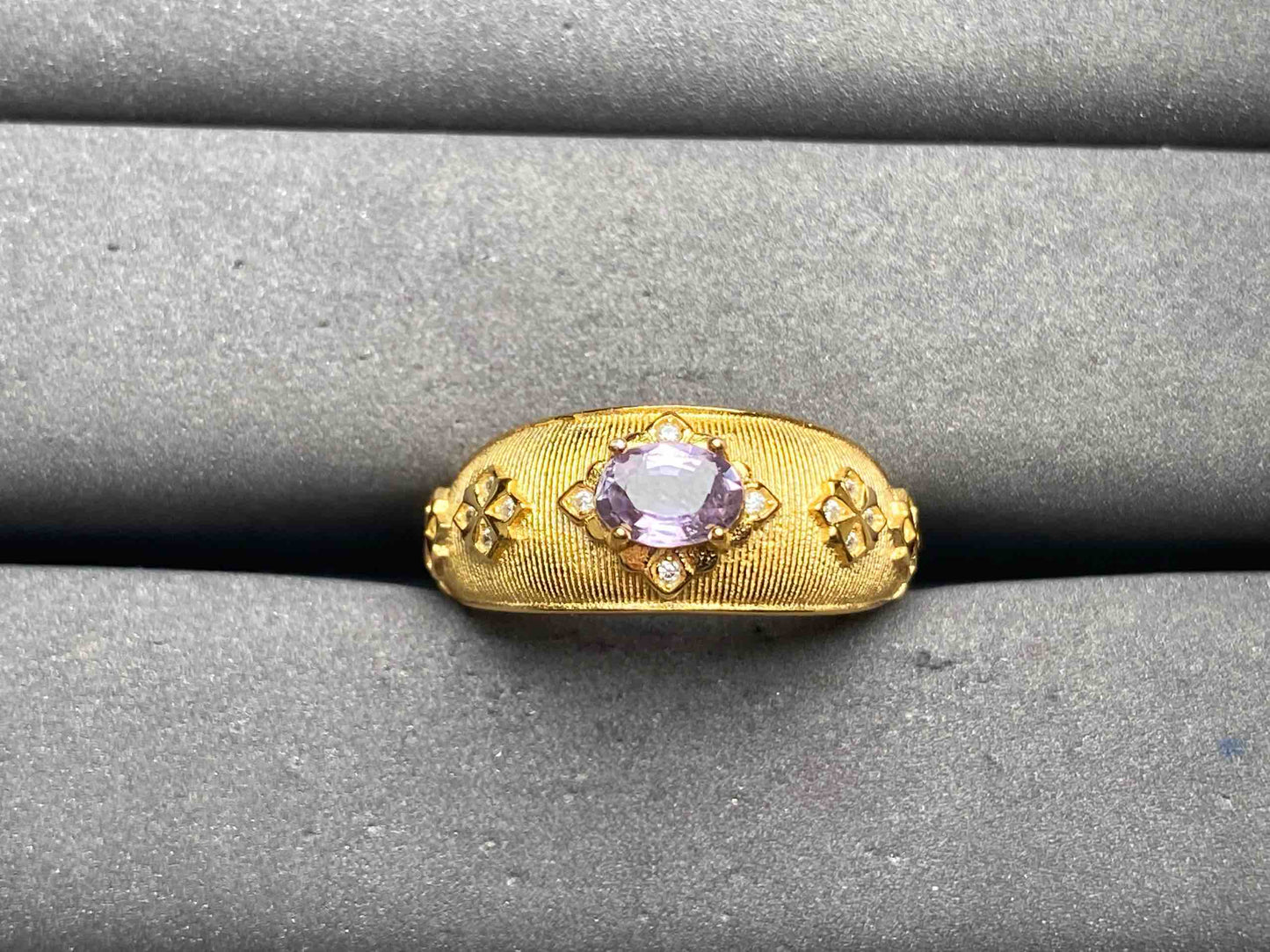 A12950 Purple Sapphire Ring