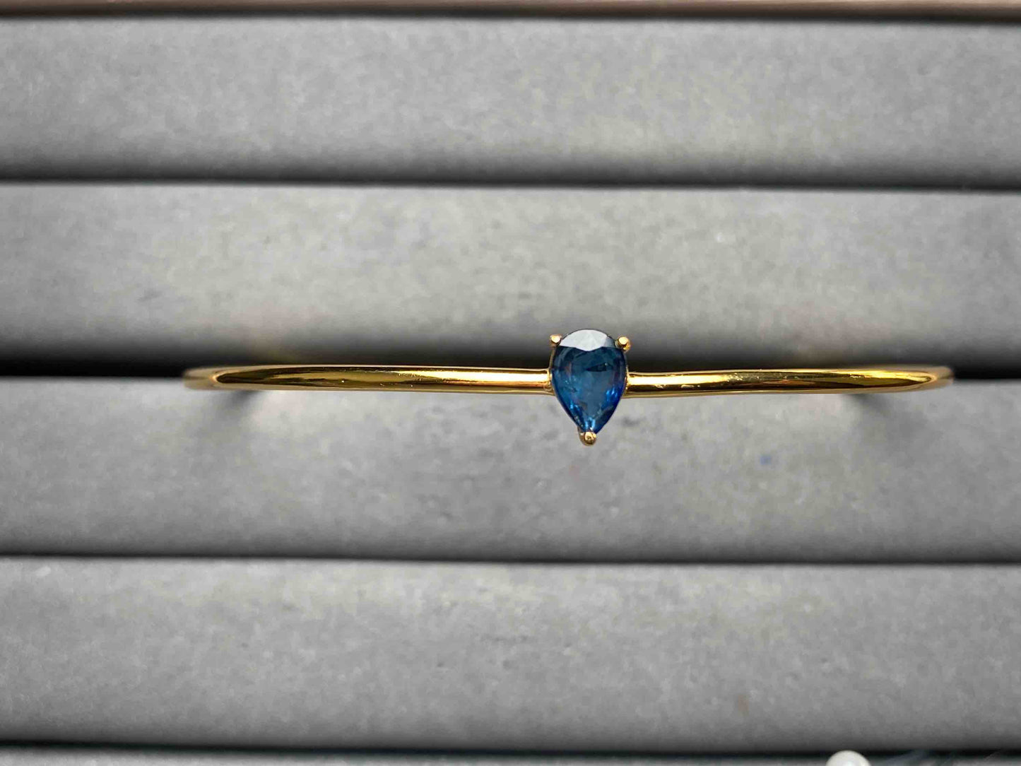 A12962 Blue Sapphire Bangle