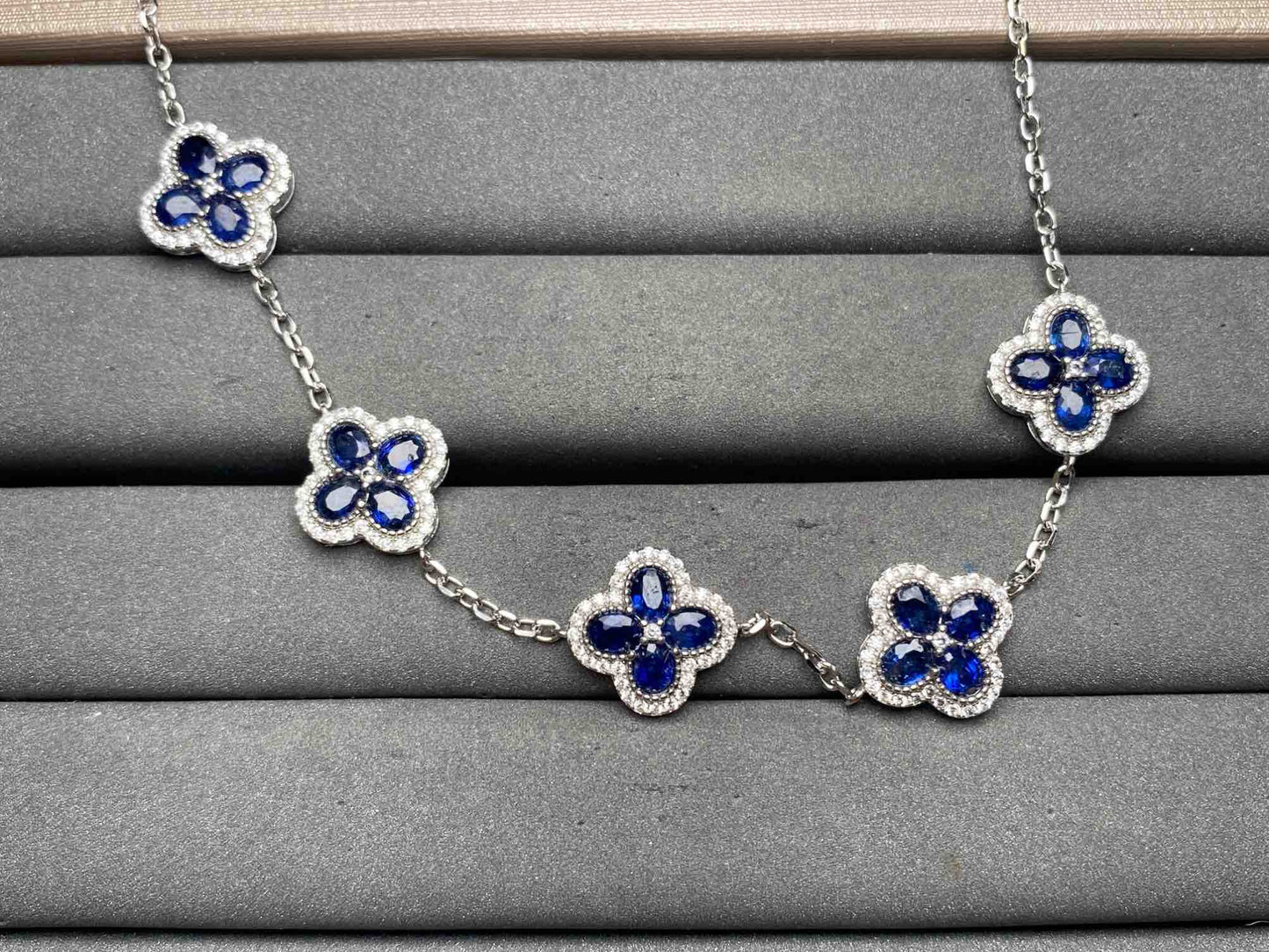 A12964 Blue Sapphire Necklace