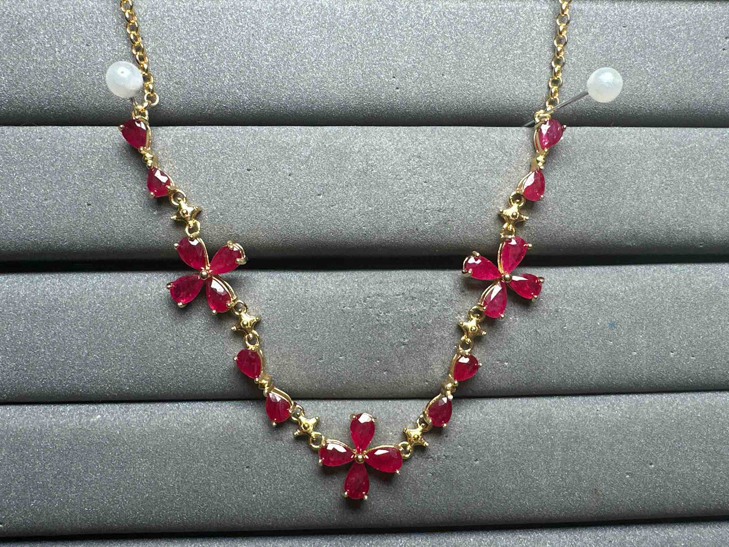 A13017 Ruby Necklace