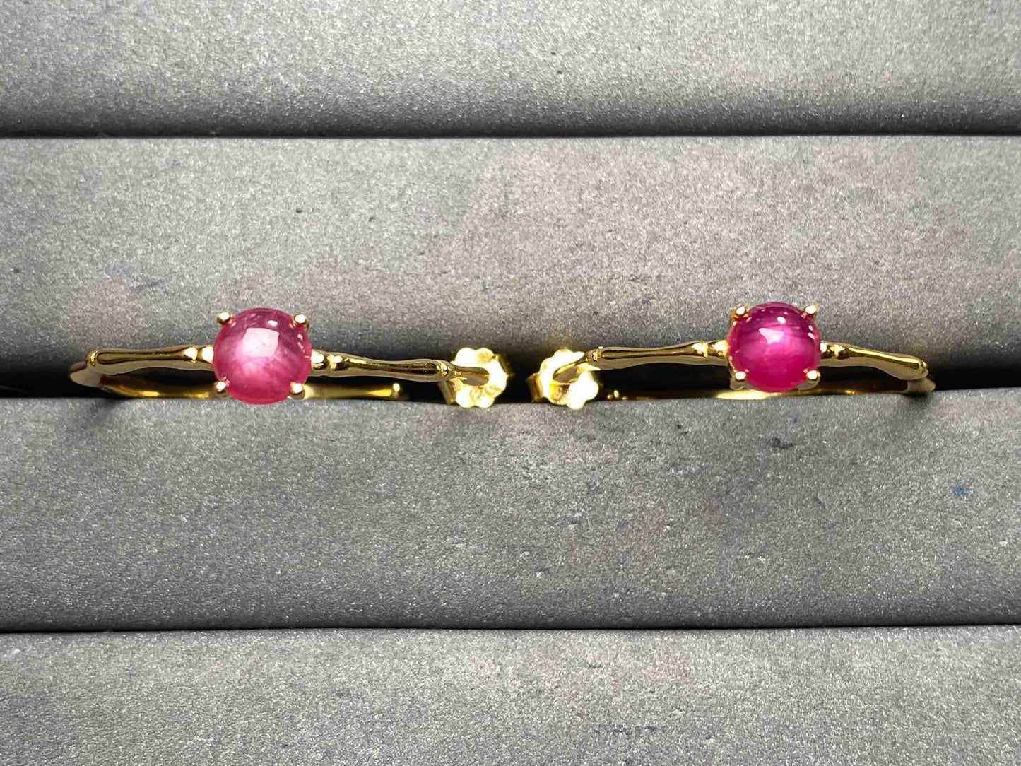 A13155 Ruby Earrings