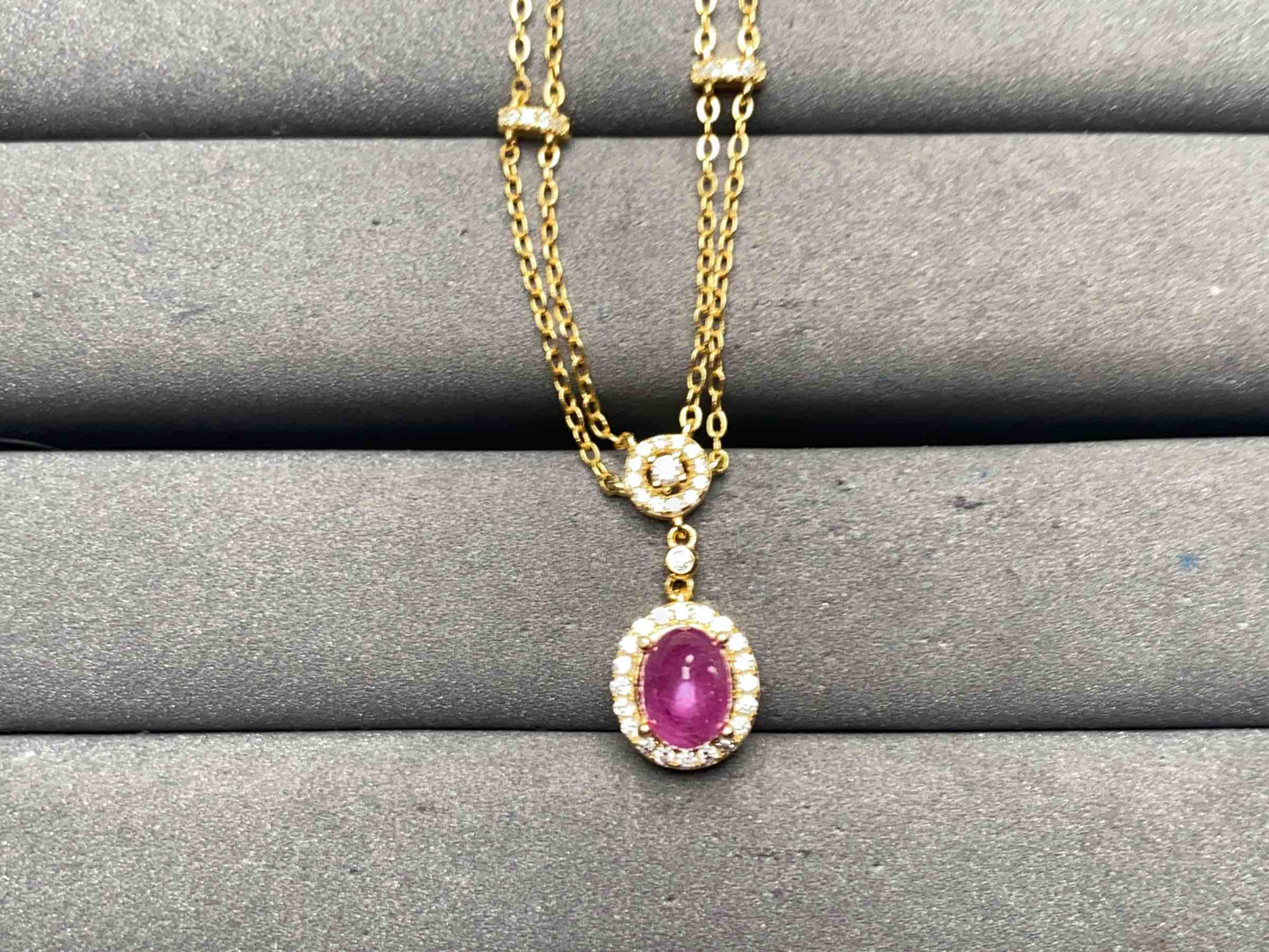 A13162 Ruby Necklace