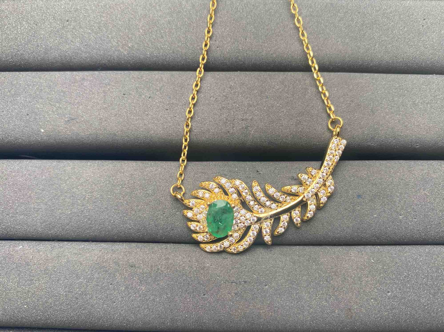 A13274 Emerald Necklace
