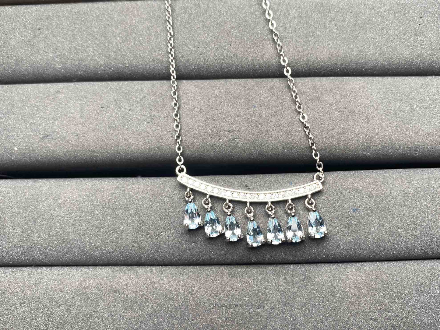 A13299 Aquamarine Necklace