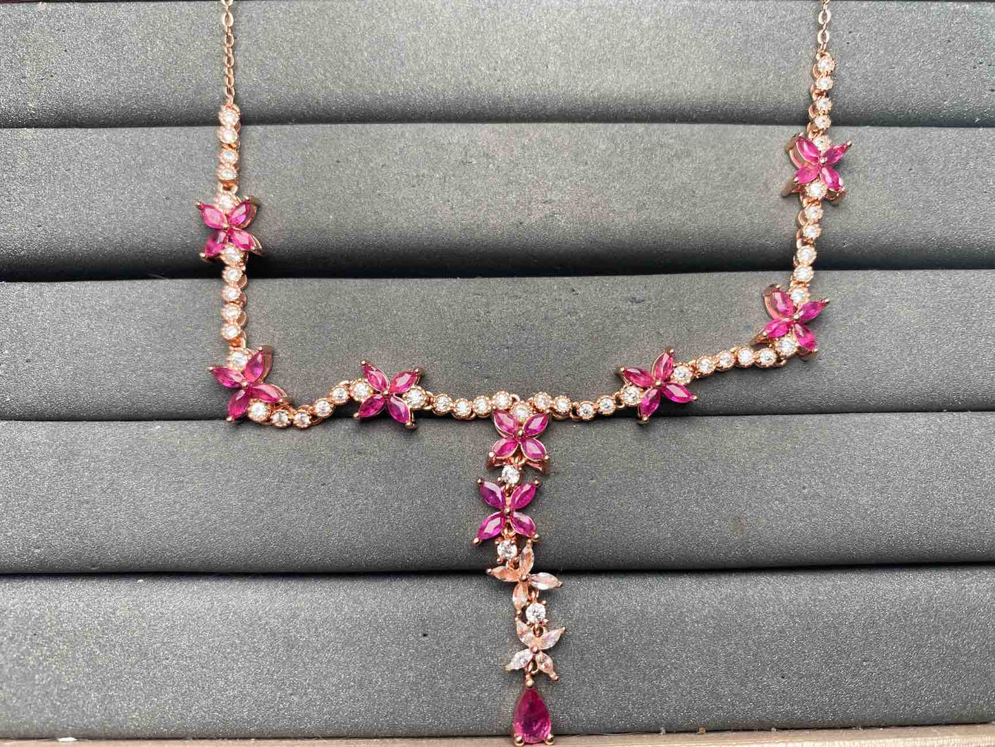 A13376 Ruby Necklace