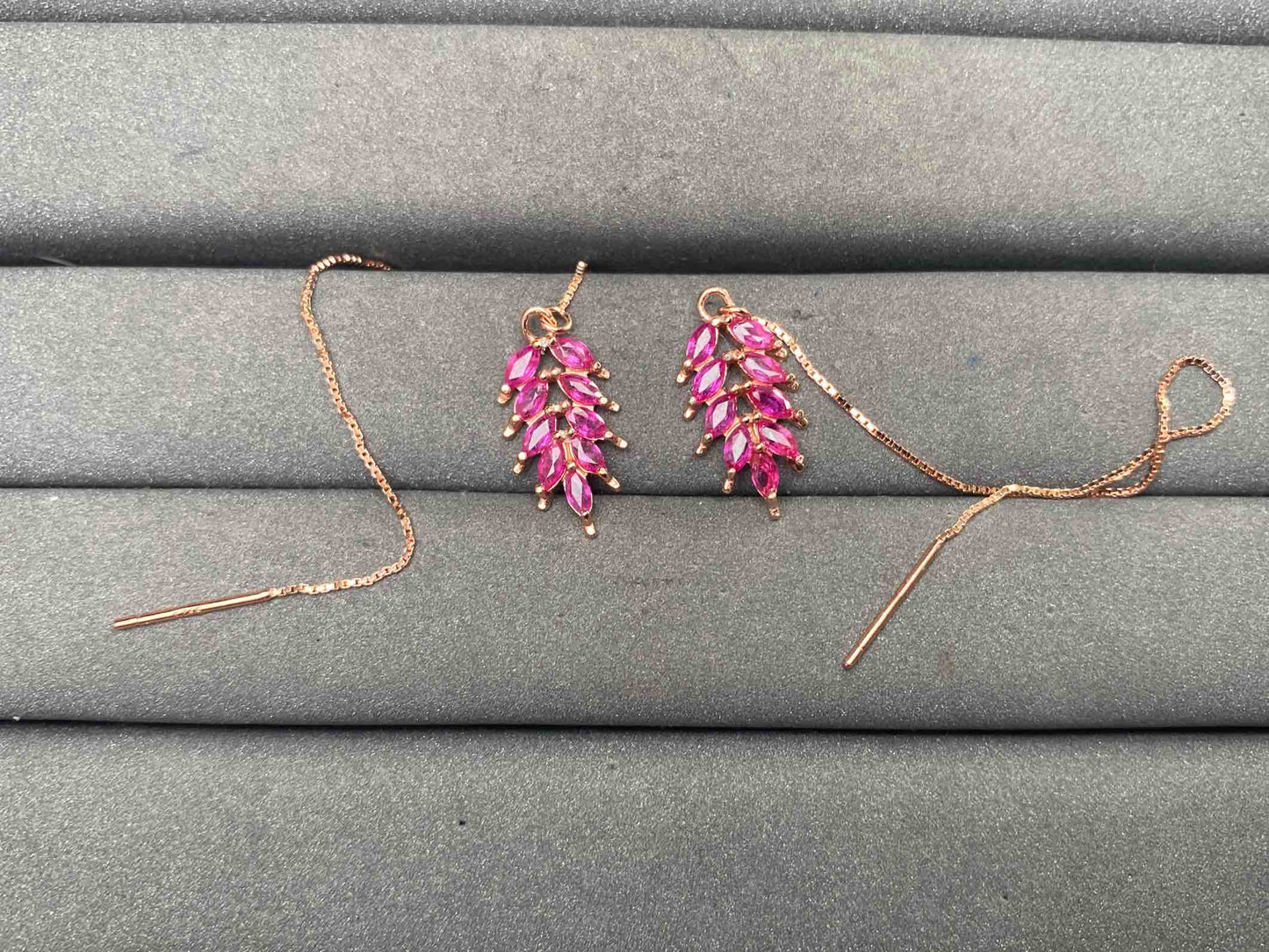 A13386 Ruby Earrings