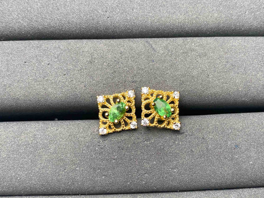 A13466 Tsavorite Earrings