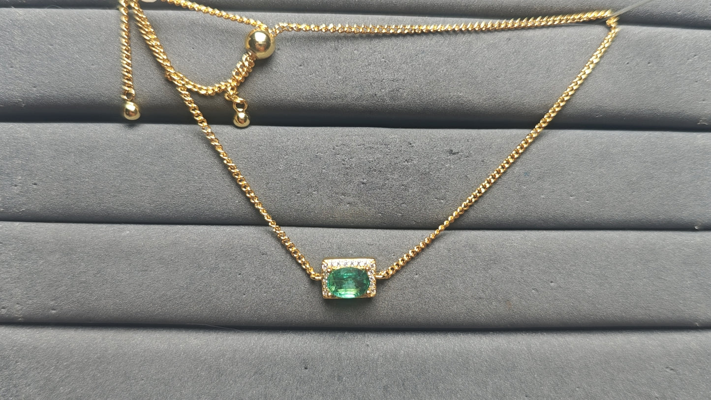 A14038 Emerald Bracelet