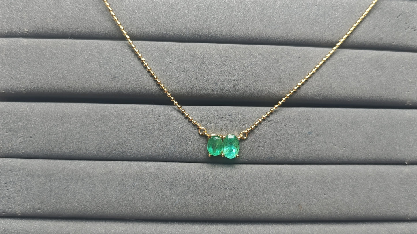 A14042 Emerald Necklace