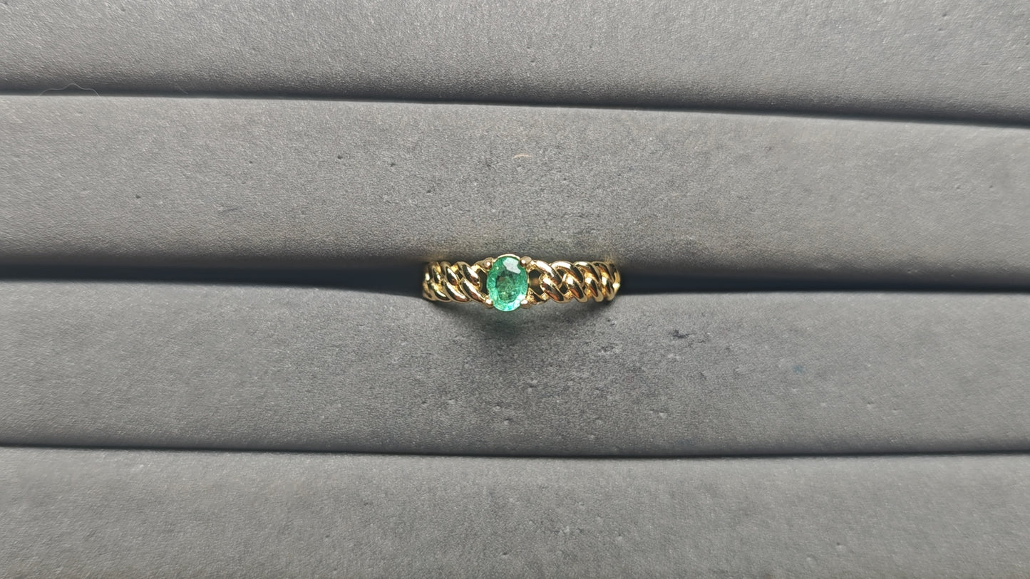 A14085 Emerald Ring