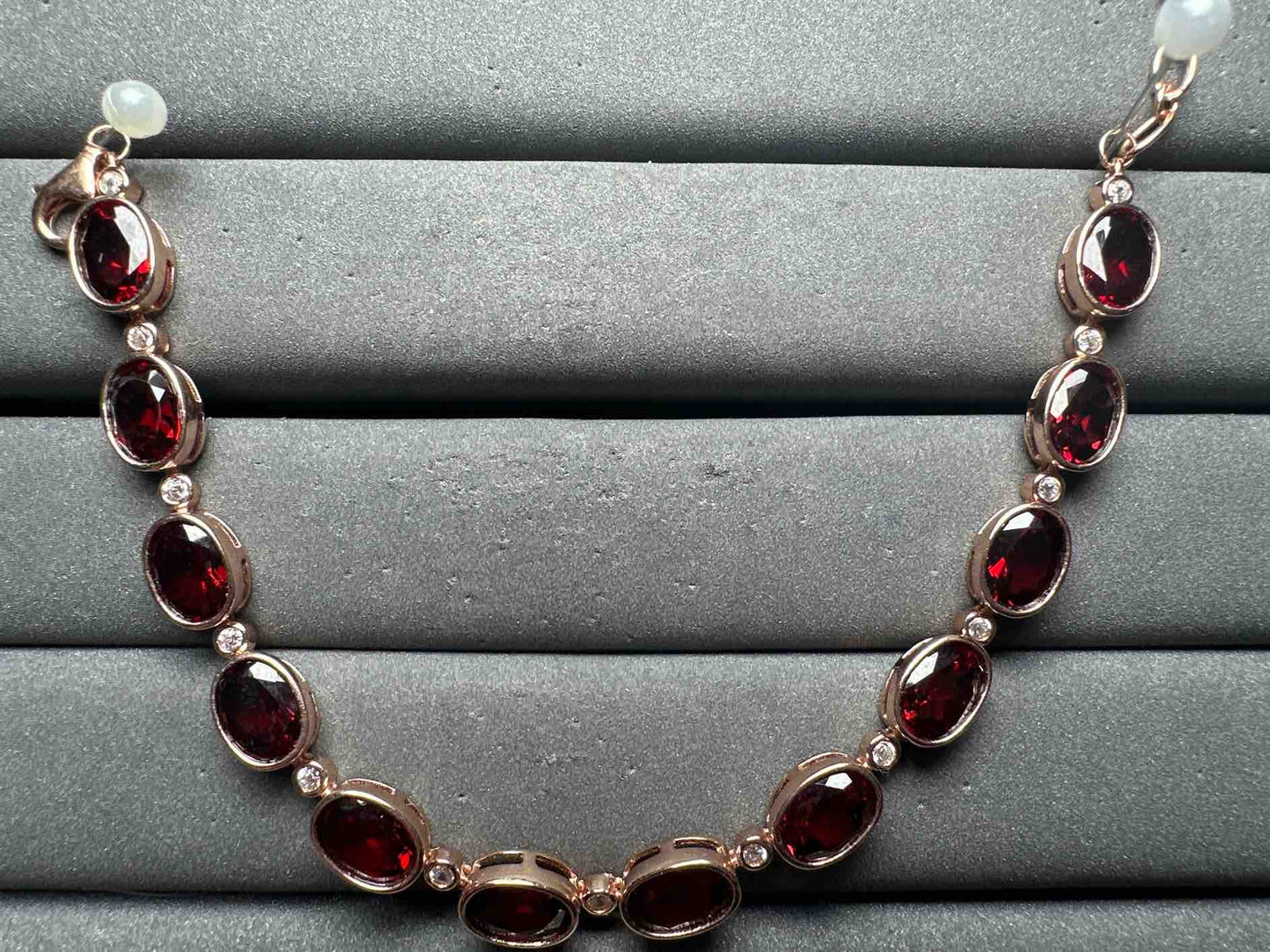 A14126 Garnet Bracelet