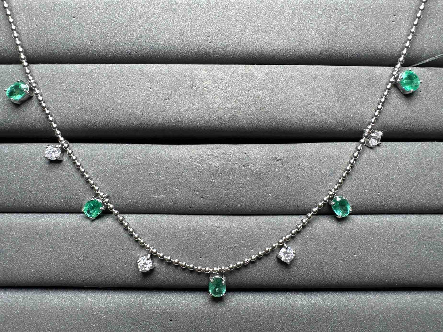 A14338 Emerald Necklace