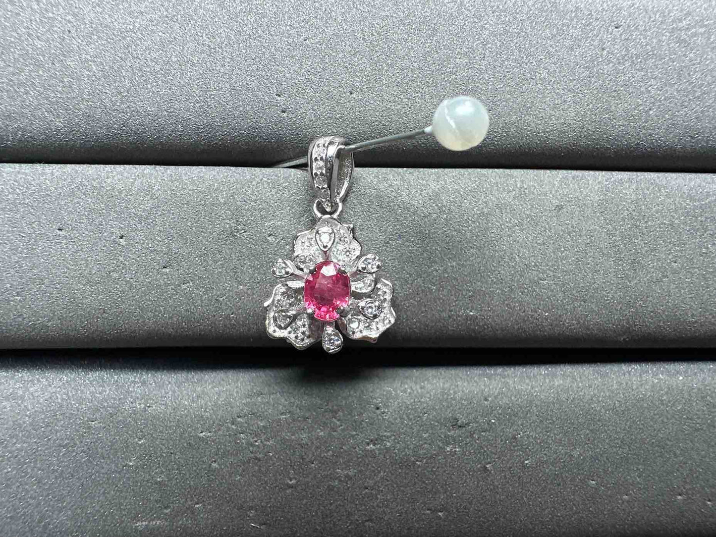 A14353 Pink Ruby Pendant